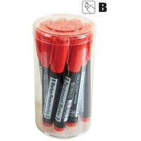 MARKER PERMANENT M 12/SET ROSU 212074