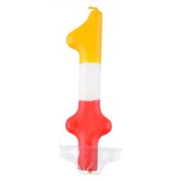 LUMANARE CURCUBEU 10.5 CM CIFRA "1" 216582