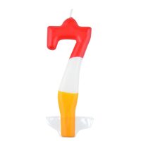 LUMANARE CURCUBEU 10.5 CM CIFRA "7" 216643