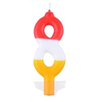 LUMANARE CURCUBEU 10.5 CM CIFRA "8" 216650