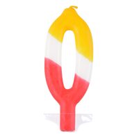 LUMANARE CURCUBEU 10.5 CM CIFRA "0" 216674