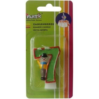 LUMANARE CLOWN 6.5 CM CIFRA "7" 8302700-00