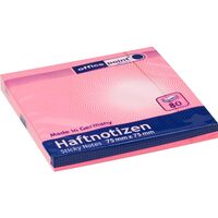 STICKY NOTES 75X75 12/SET ROZ NEON 5527500-66