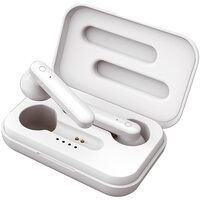 CASTI PLATINET SPORT CU BLUETOOTH V5.0 SI STATIE DE INCARCARE ALB PM1040W