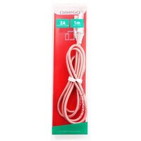 CABLU USB+LIGHTNING USB OMEGA 1.8A 1M ROZE OUFBB6LBOXRG