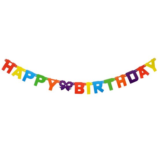 GHIRLANDA MULTICOLORA 1.5M HAPPY BIRTHDAY 203135